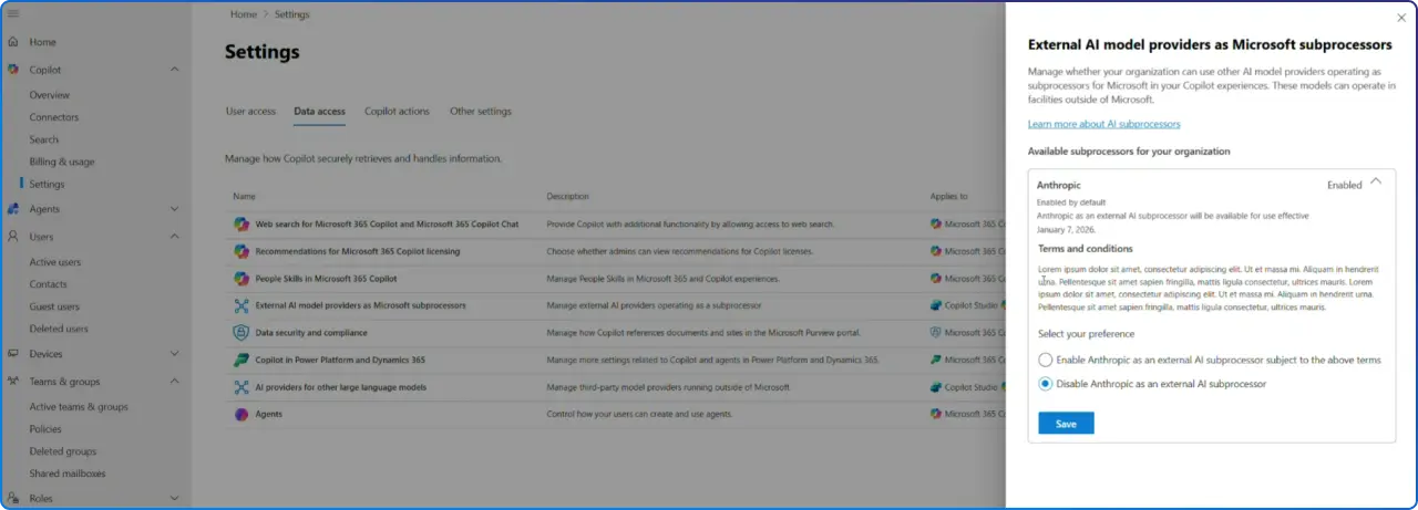 Anthropic Models On by Default in Copilot