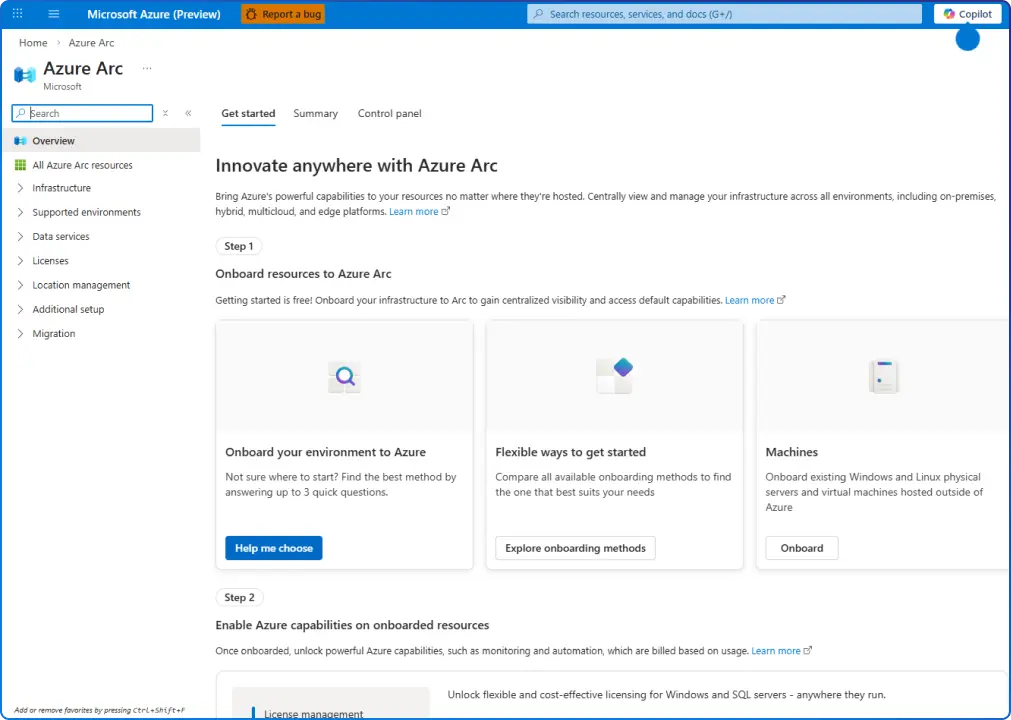 Azure Arc Portal Simplifying onboarding and management at scale