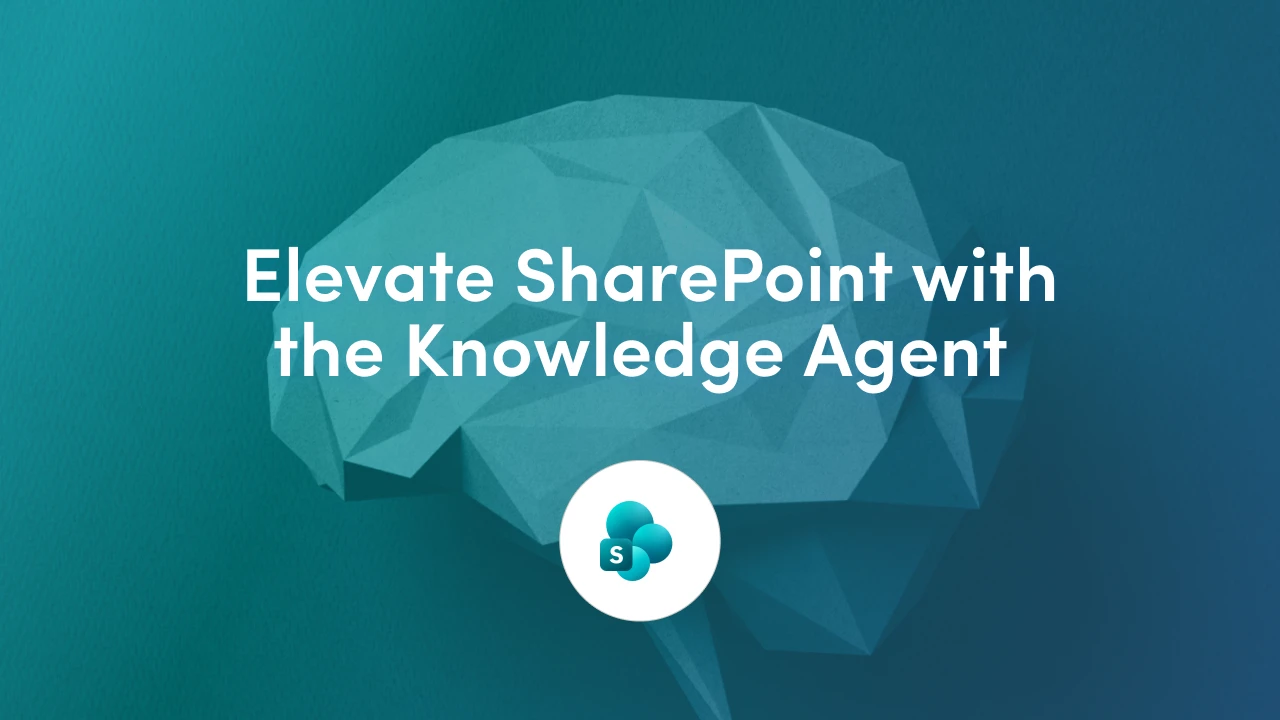 SharePoint's Knowledge Agent: A UX + A11y Perspective