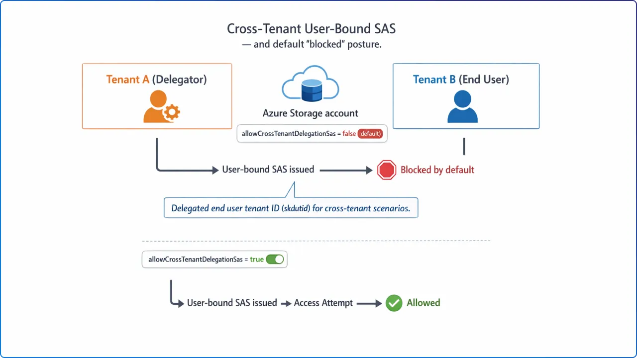 Cross-Tenant User-Bound SAS