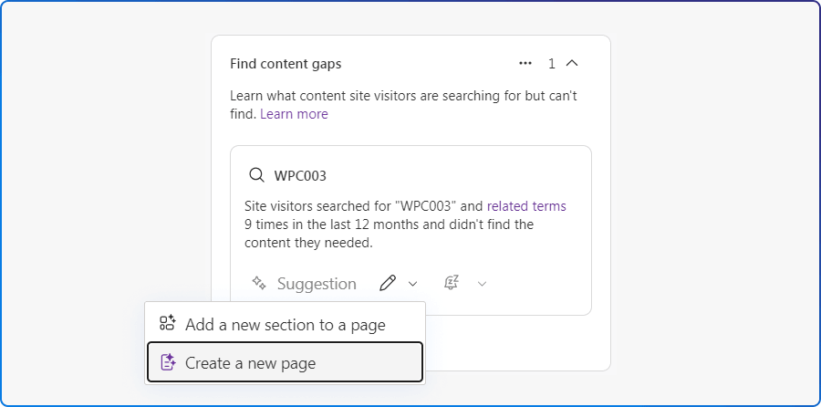 Find Content Gaps
