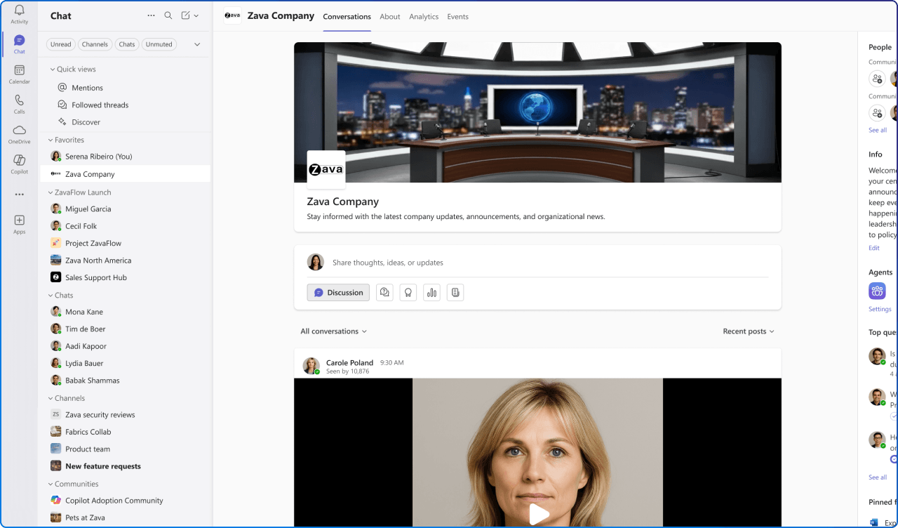 Viva Engage Communities now in Microsoft Teams