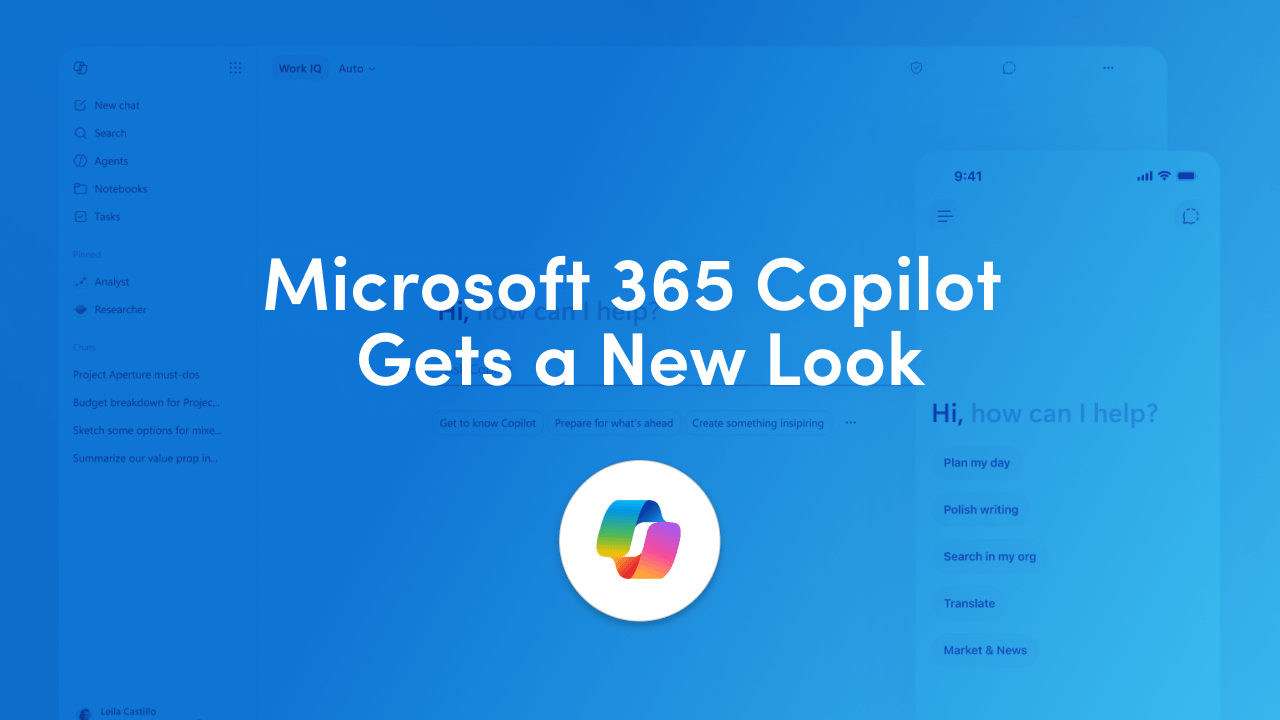 Microsoft 365 Copilot Gets a New Design and a New Direction