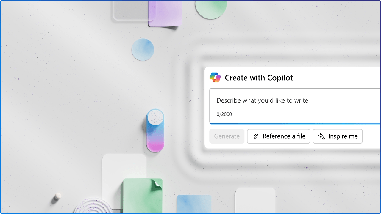 Create with Copilot