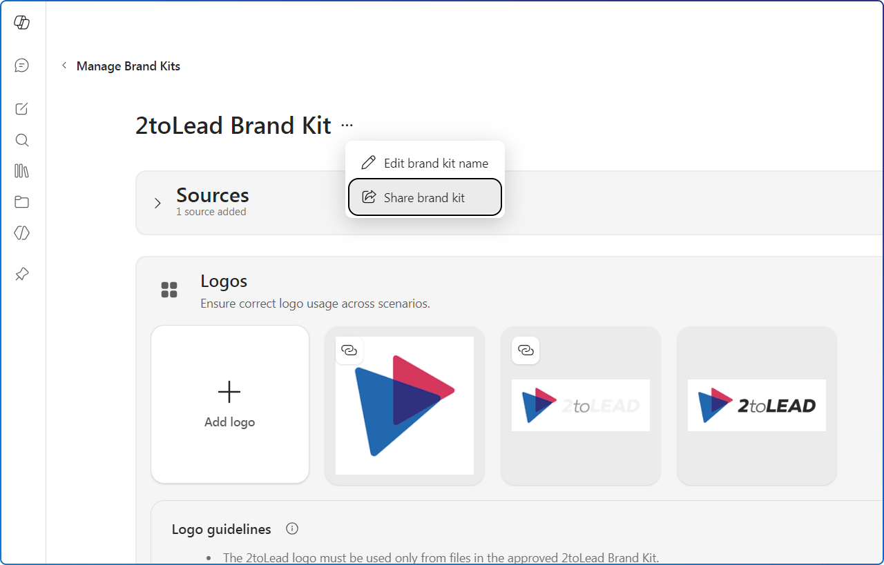 Share Brand Kit