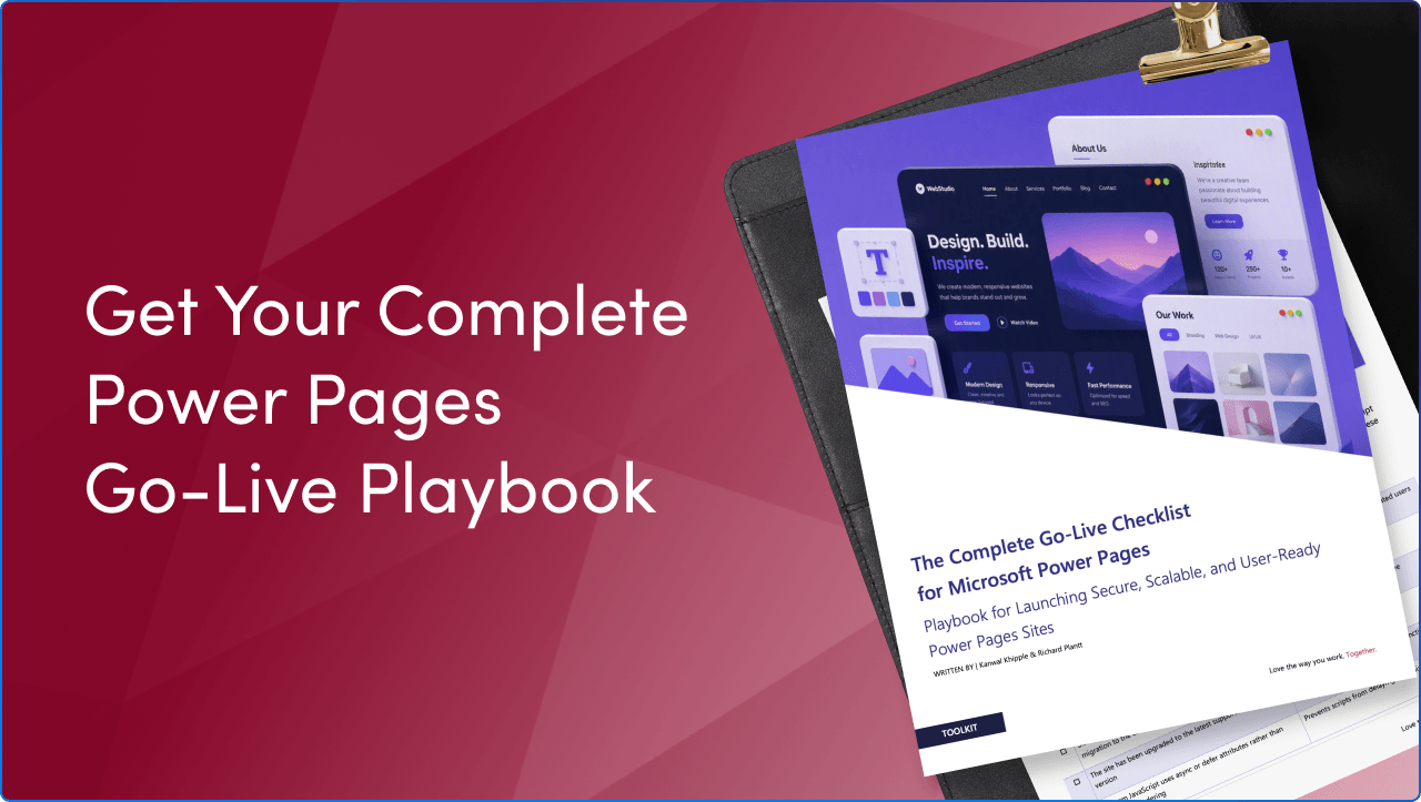Get your complete Power Pages Go-Live Playbook