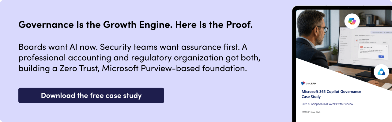 Microsoft 365 Copilot Governance Case Study