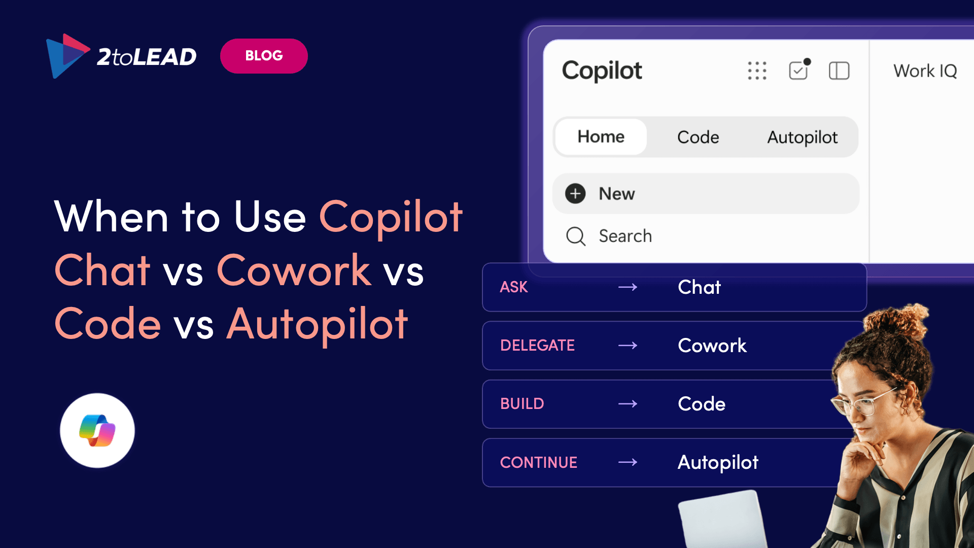 Microsoft Copilot Chat vs Cowork vs Code vs Autopilot: Choose the Right Copilot Experience