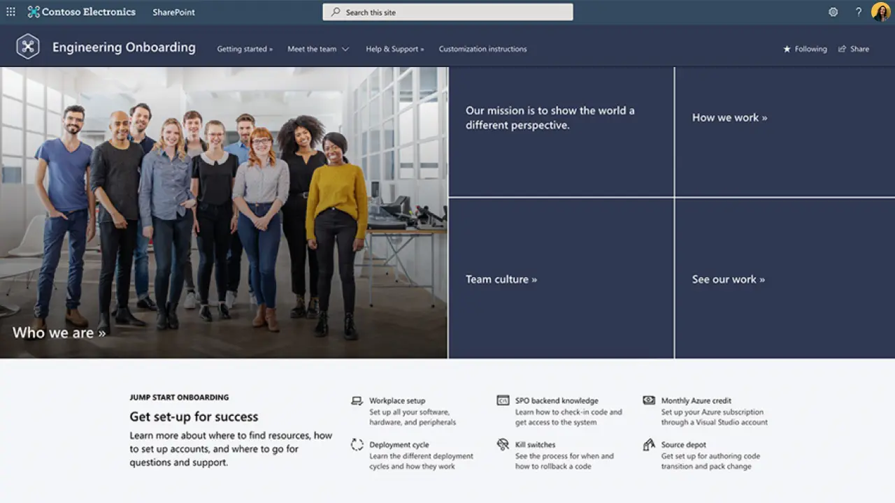 SharePoint employee experience gains from audience targeting, personalized navigation, publishing approvals and more: ten ways to improve your intranet.