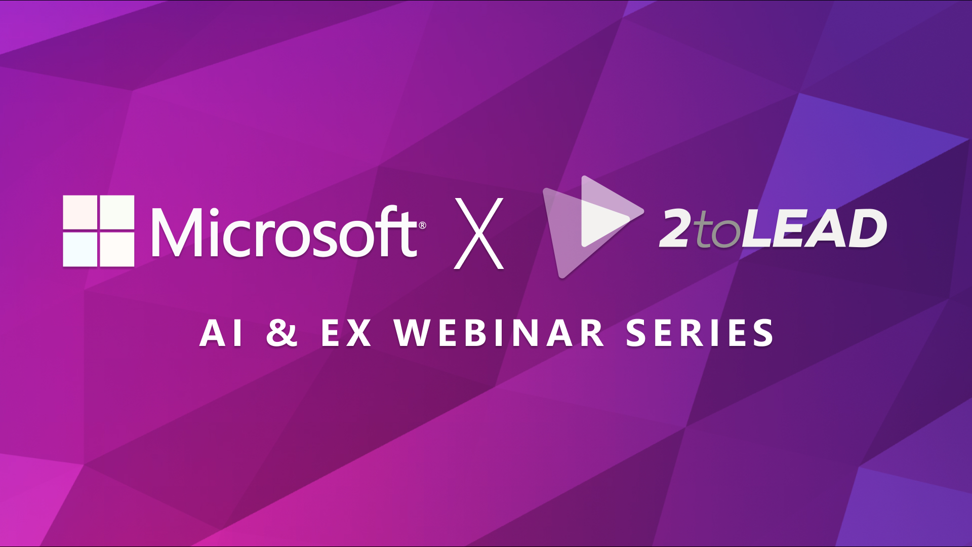 Copilot and AI in employee experience: a four-part Microsoft and 2toLead webinar series on communications, learning, workplace analytics and performance.