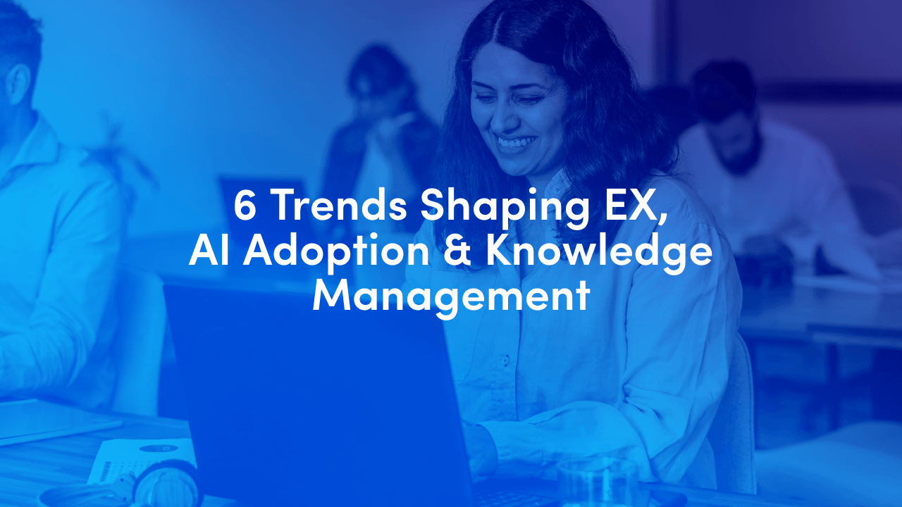 Six digital workplace trends for the rest of 2026: AI as an operating layer, content quality, the new front door, trust, communities and EX as AI readiness.