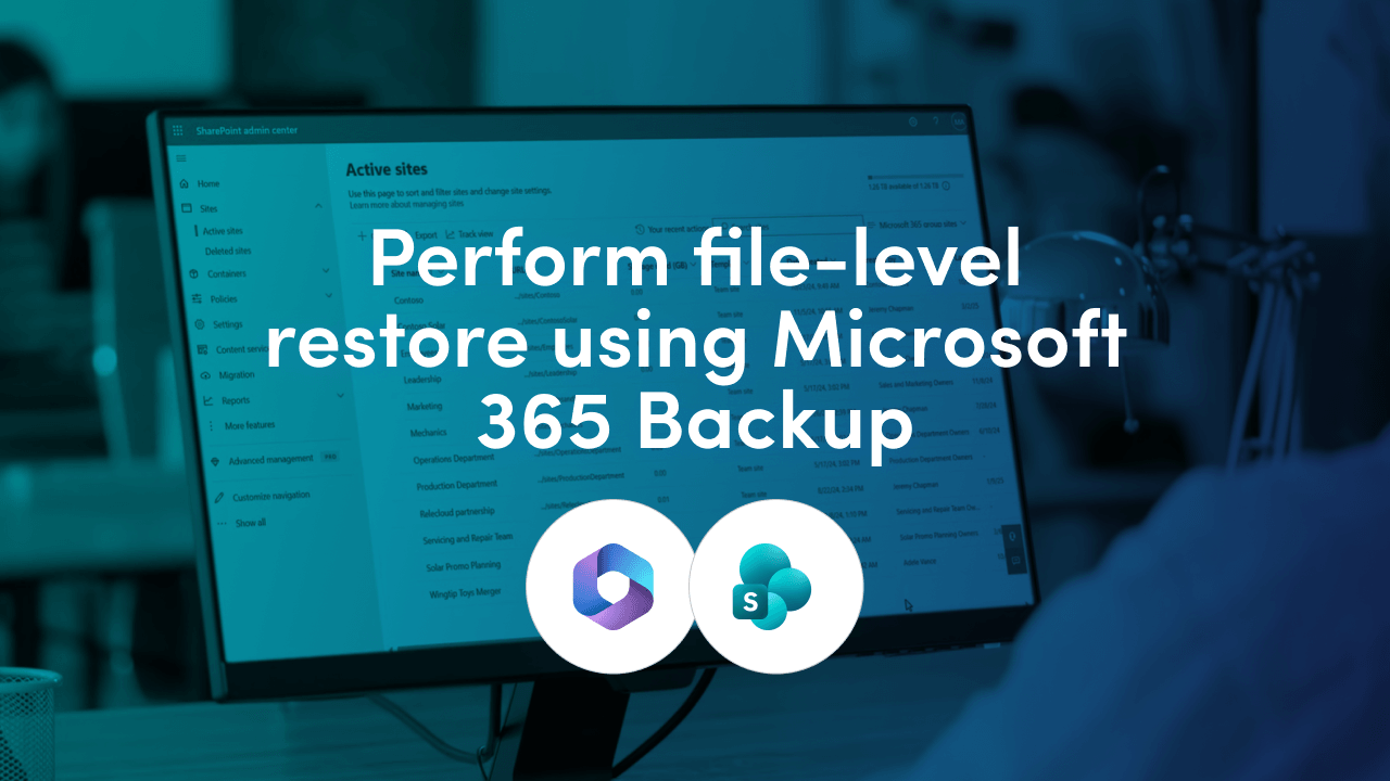 Microsoft 365 Backup granular restore lets admins recover single files or folders in SharePoint and OneDrive. Get the rollout dates and the step-by-step flow.