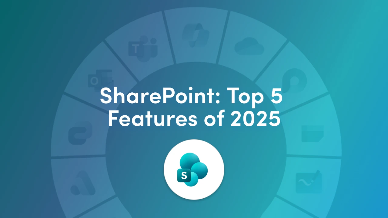 Top SharePoint features of 2025: Flexible Sections, Editorial Cards, Brand Center, the FAQ web part and Accessibility Assistant, and why each one matters.