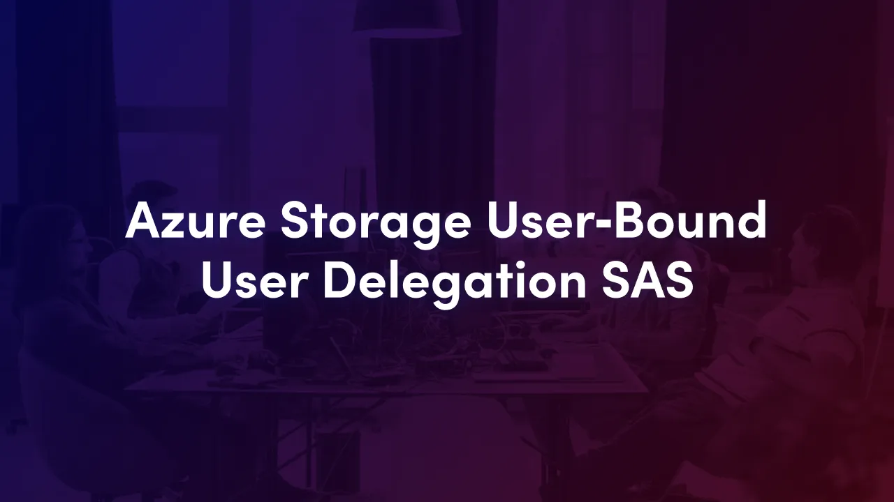 User-bound user delegation SAS ties an Azure Storage SAS token to one Microsoft Entra ID user, so a leaked URL cannot be reused. See how to set it up.