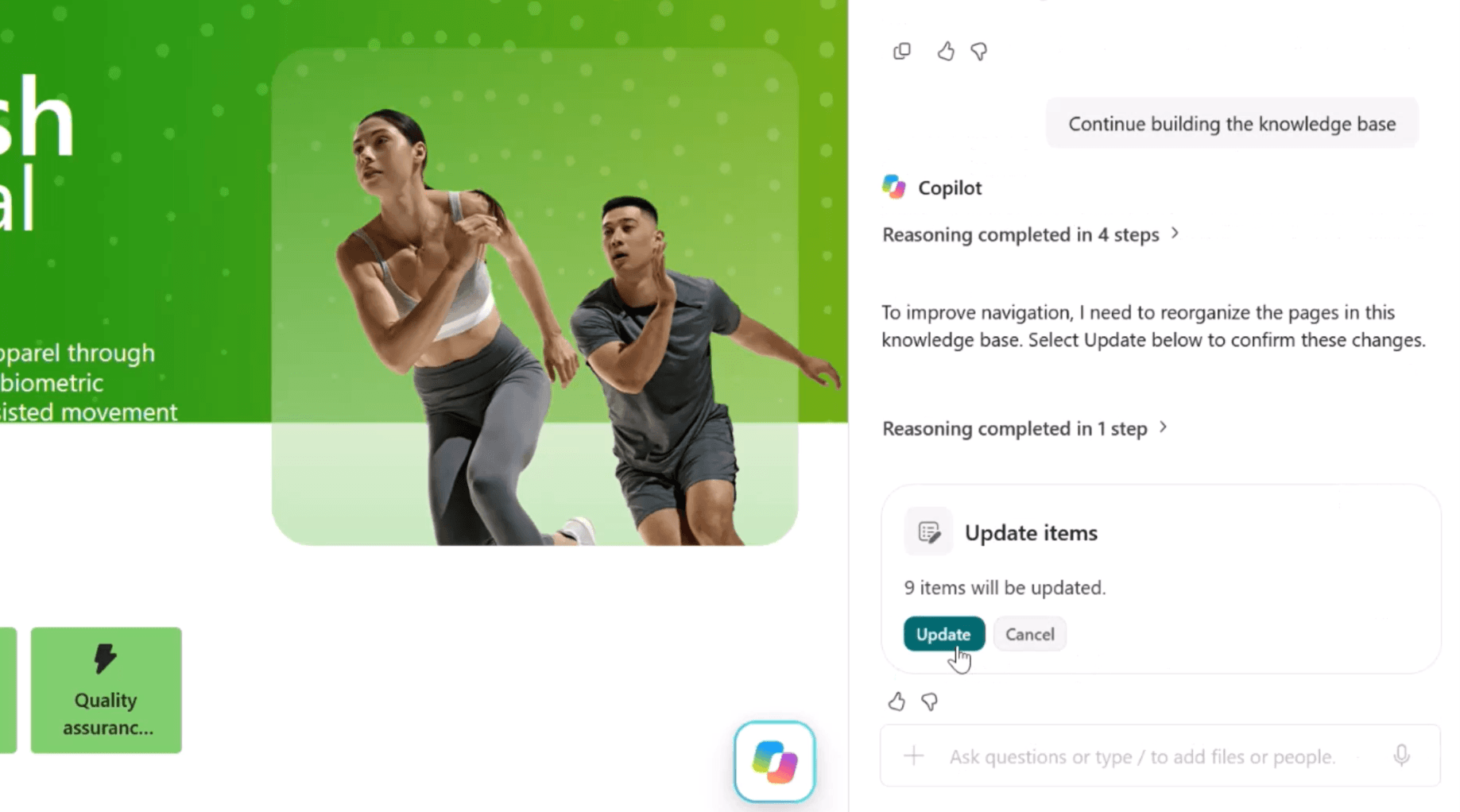 Update Knowledge Base