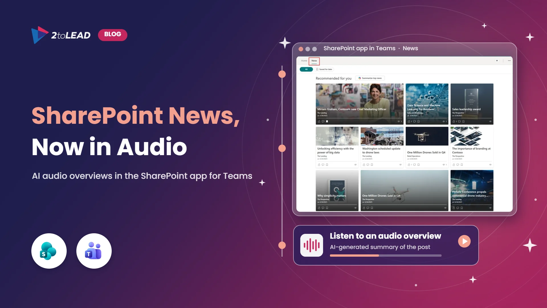SharePoint News Audio Overviews in Teams: What to Do Now