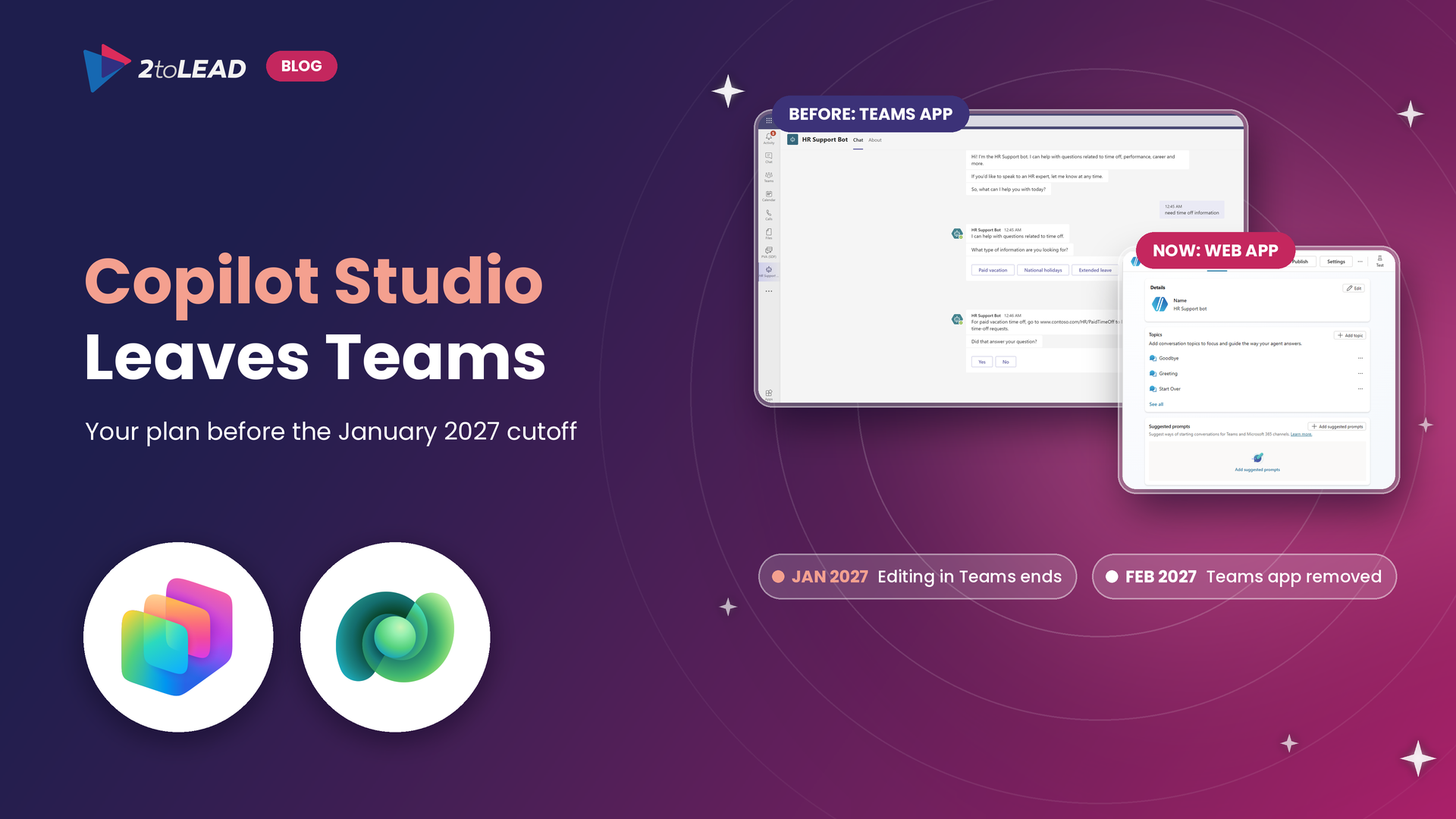 Copilot Studio Teams App Retirement: Your Plan Before January 2027
