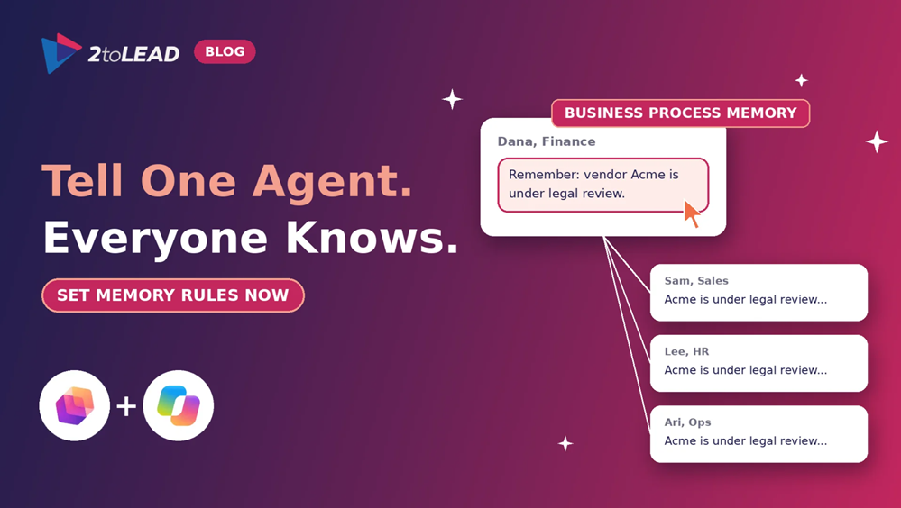 Copilot Studio Business Process Memory: How to Govern What Agents Remember