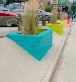 Colorful Planters