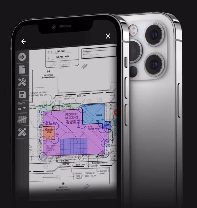 iPhone showing items screen