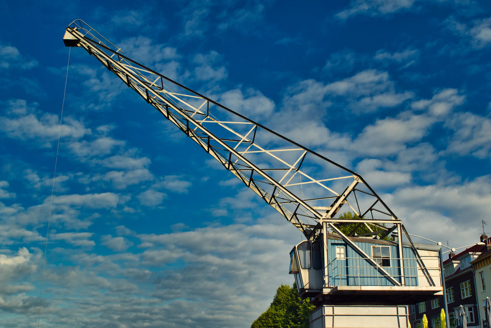 telescopic and boom in construction work