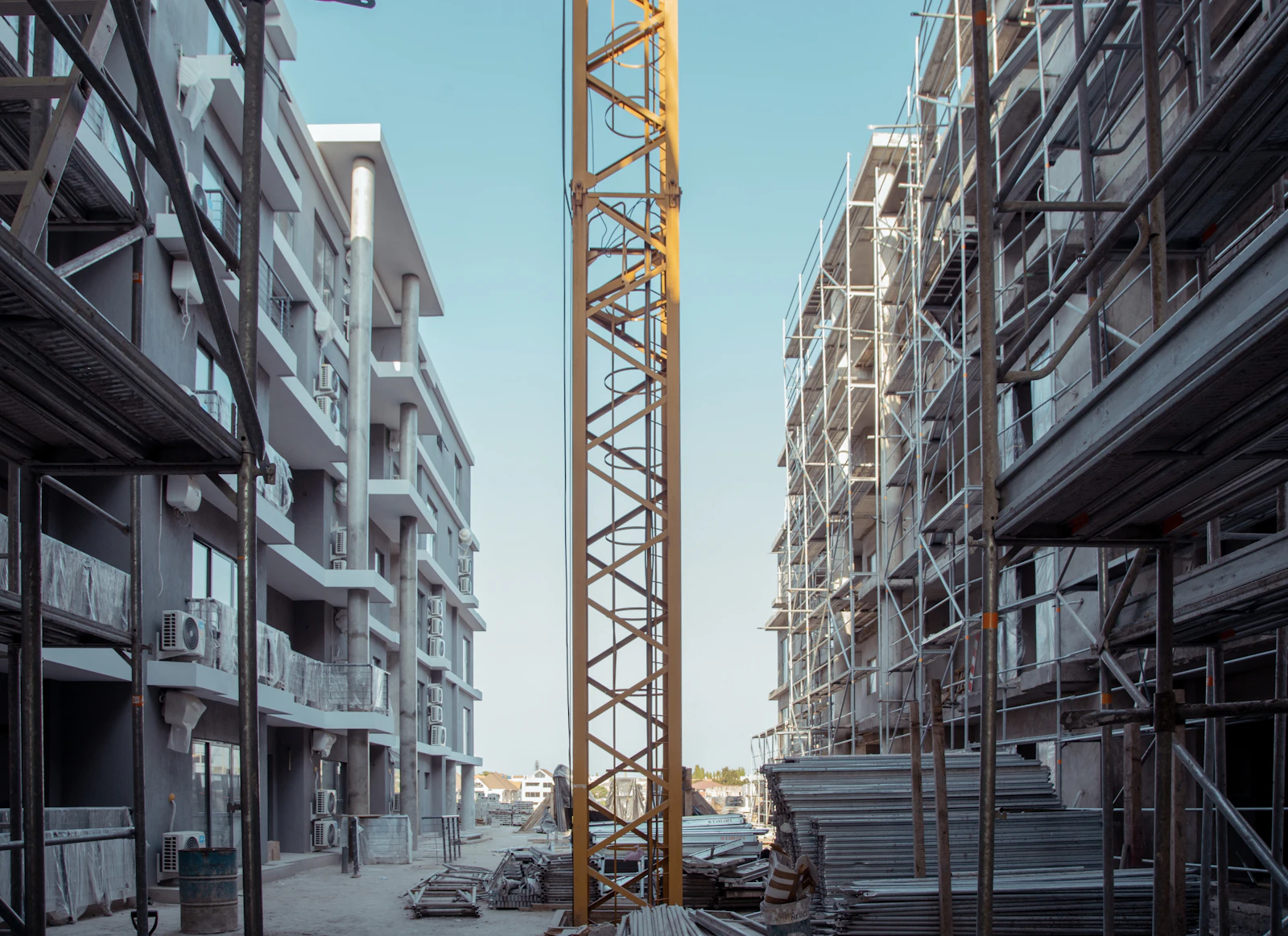 extension and ladders in construction work