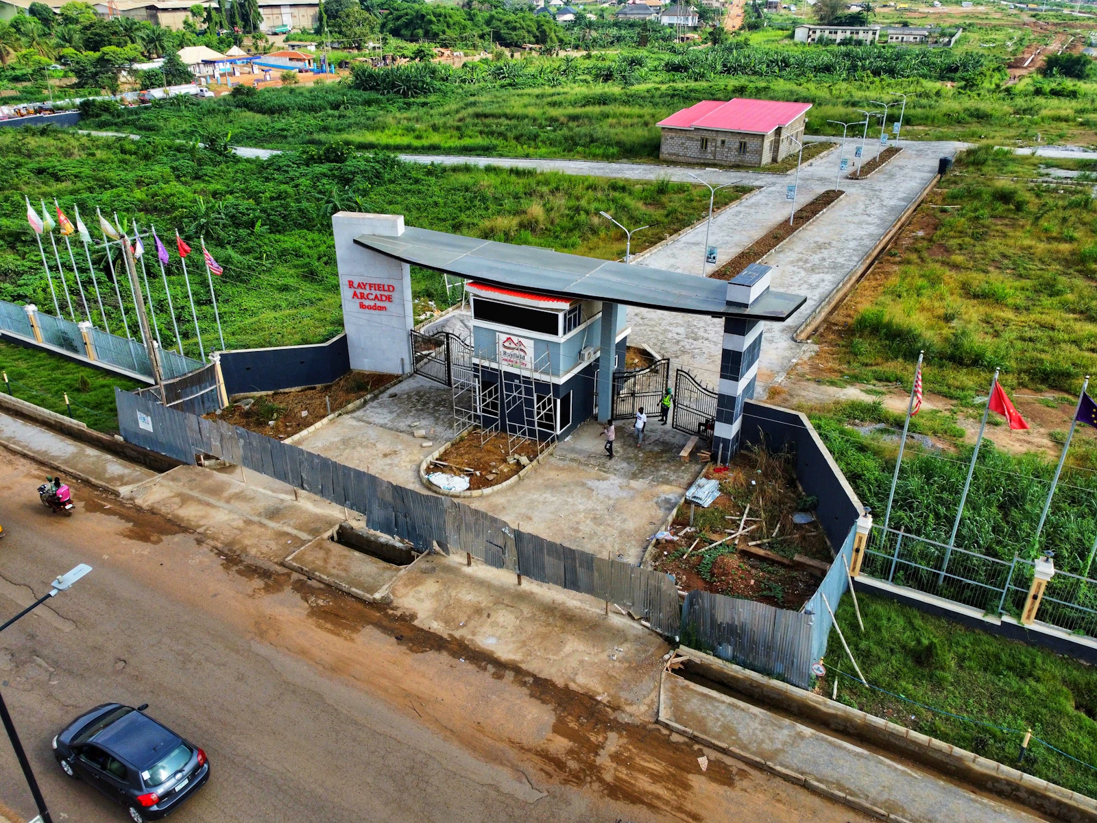 diesel and pump in construction work