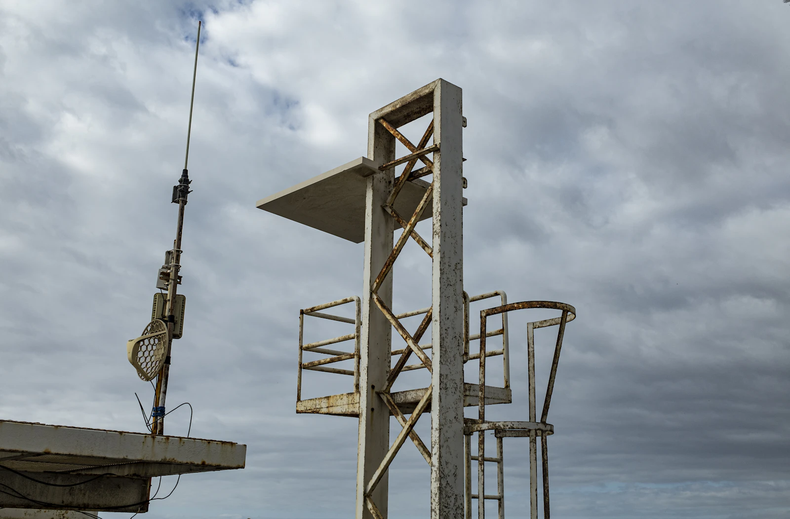 panel and hoist in construction work