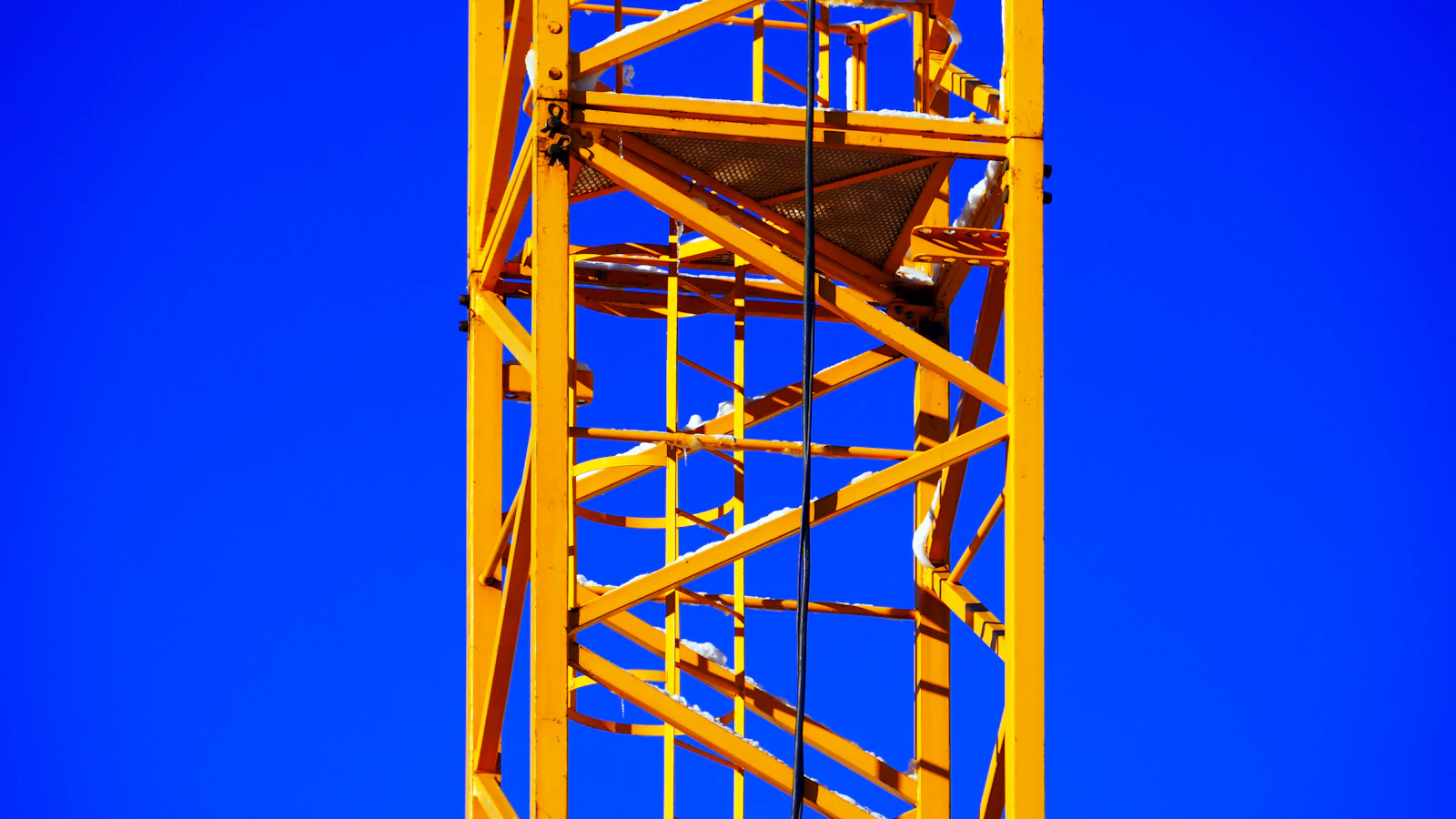scaffold and tower in construction work
