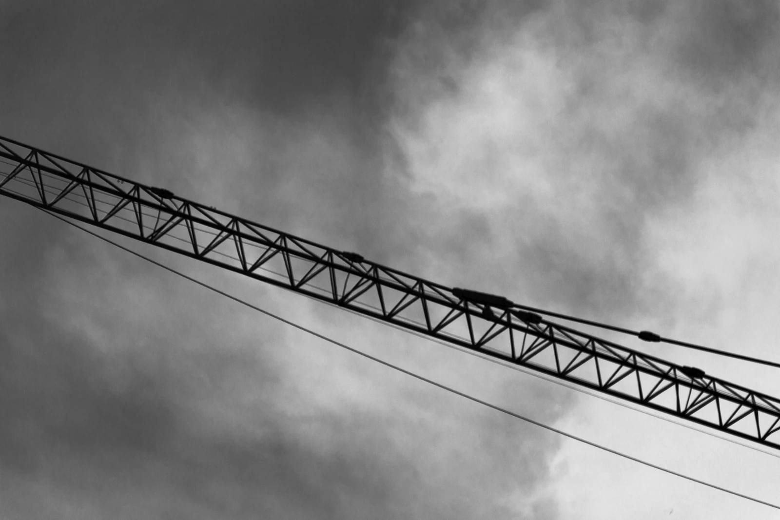 cable and ramp in construction work