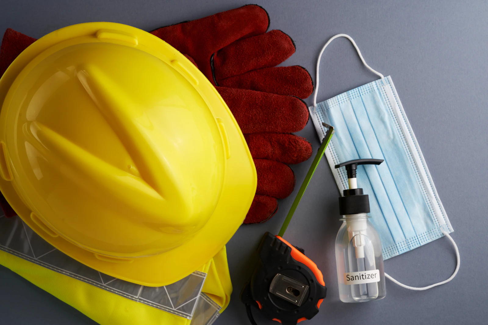 work and light in construction work