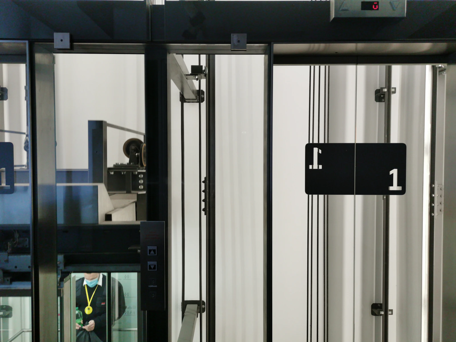 label and printer in construction work