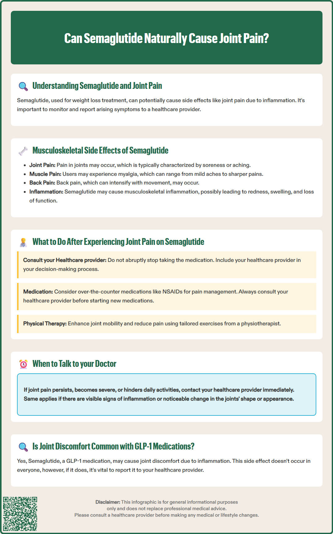 can semaglutide cause joint pain
