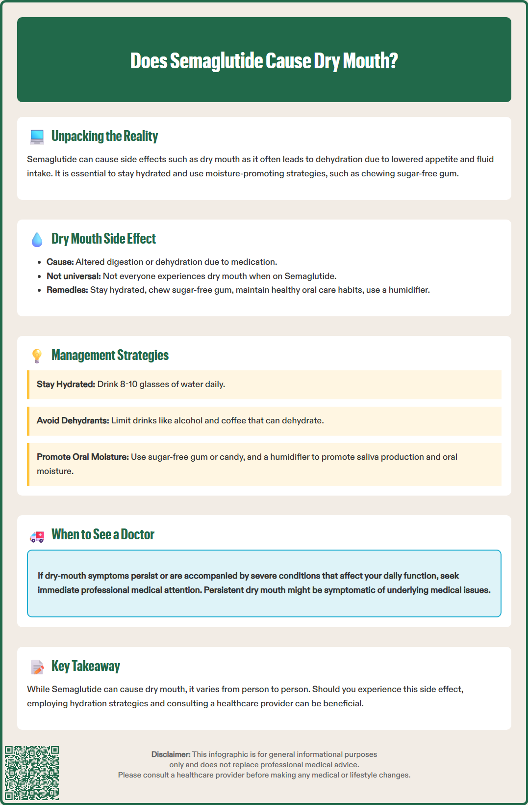 does semaglutide give you dry mouth