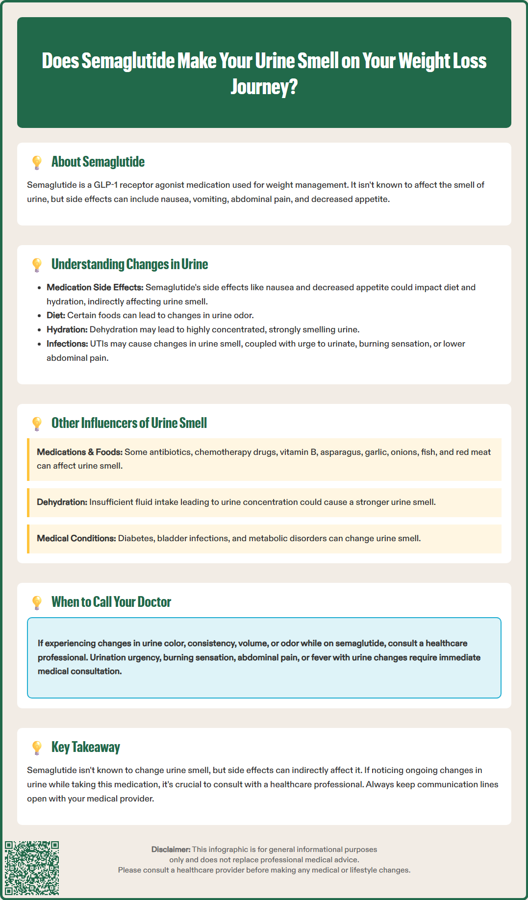 does semaglutide make your urine smell