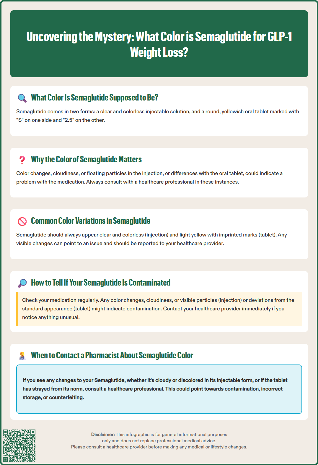 what color is semaglutide