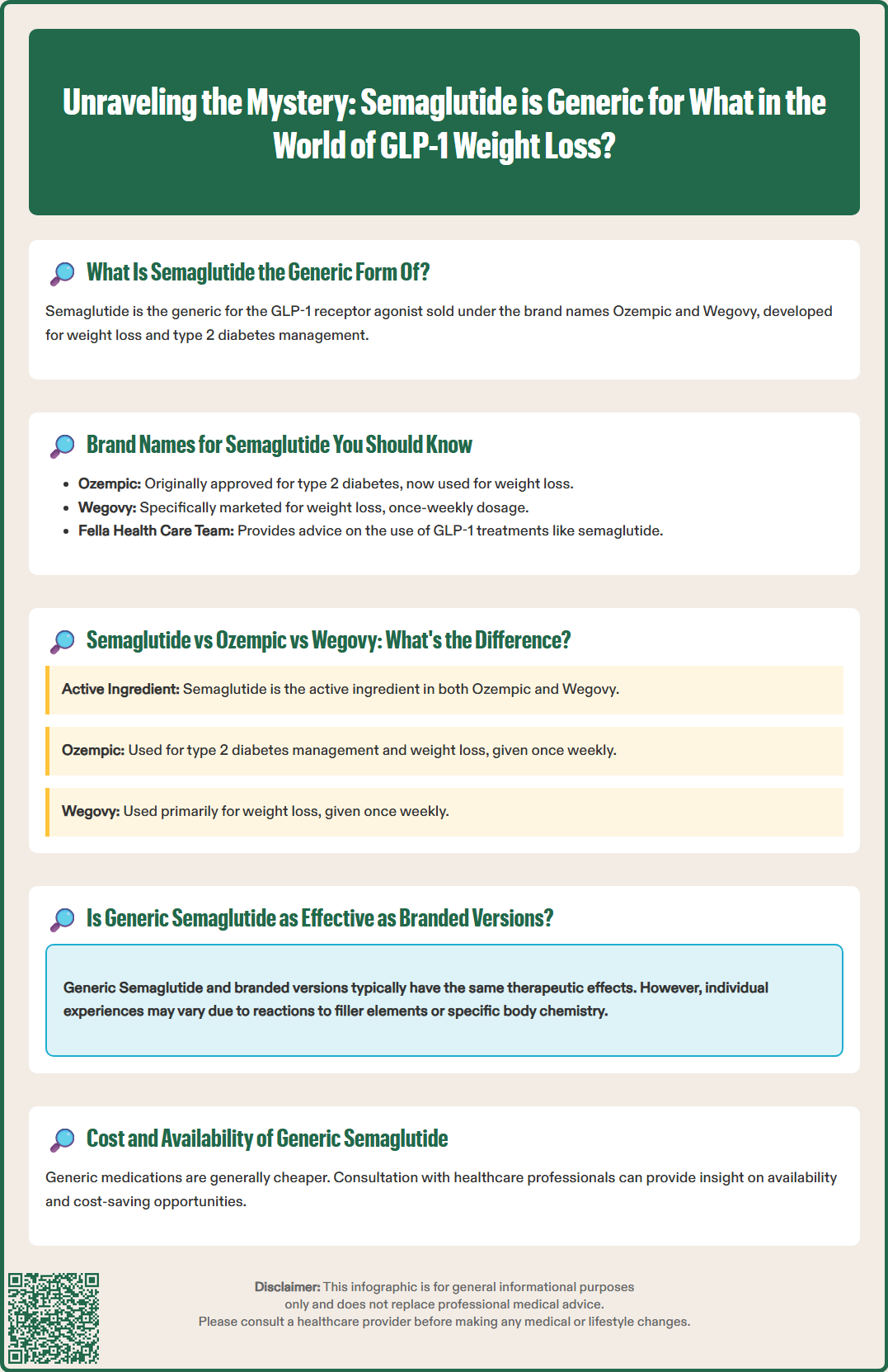 semaglutide is generic for what