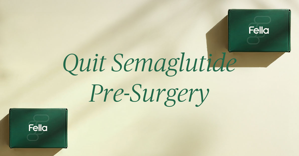 when to stop semaglutide before surgery