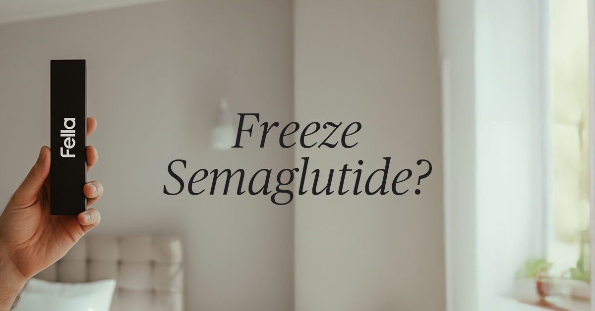 can you freeze semaglutide