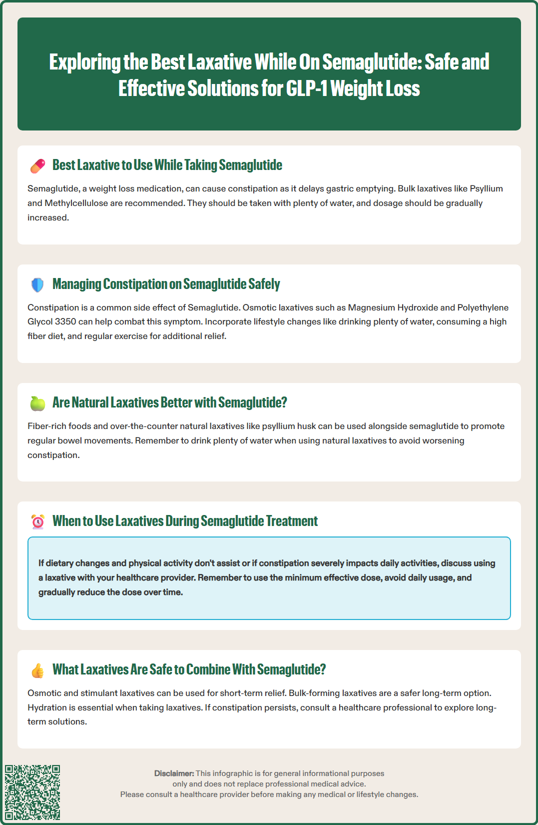 best laxative while on semaglutide