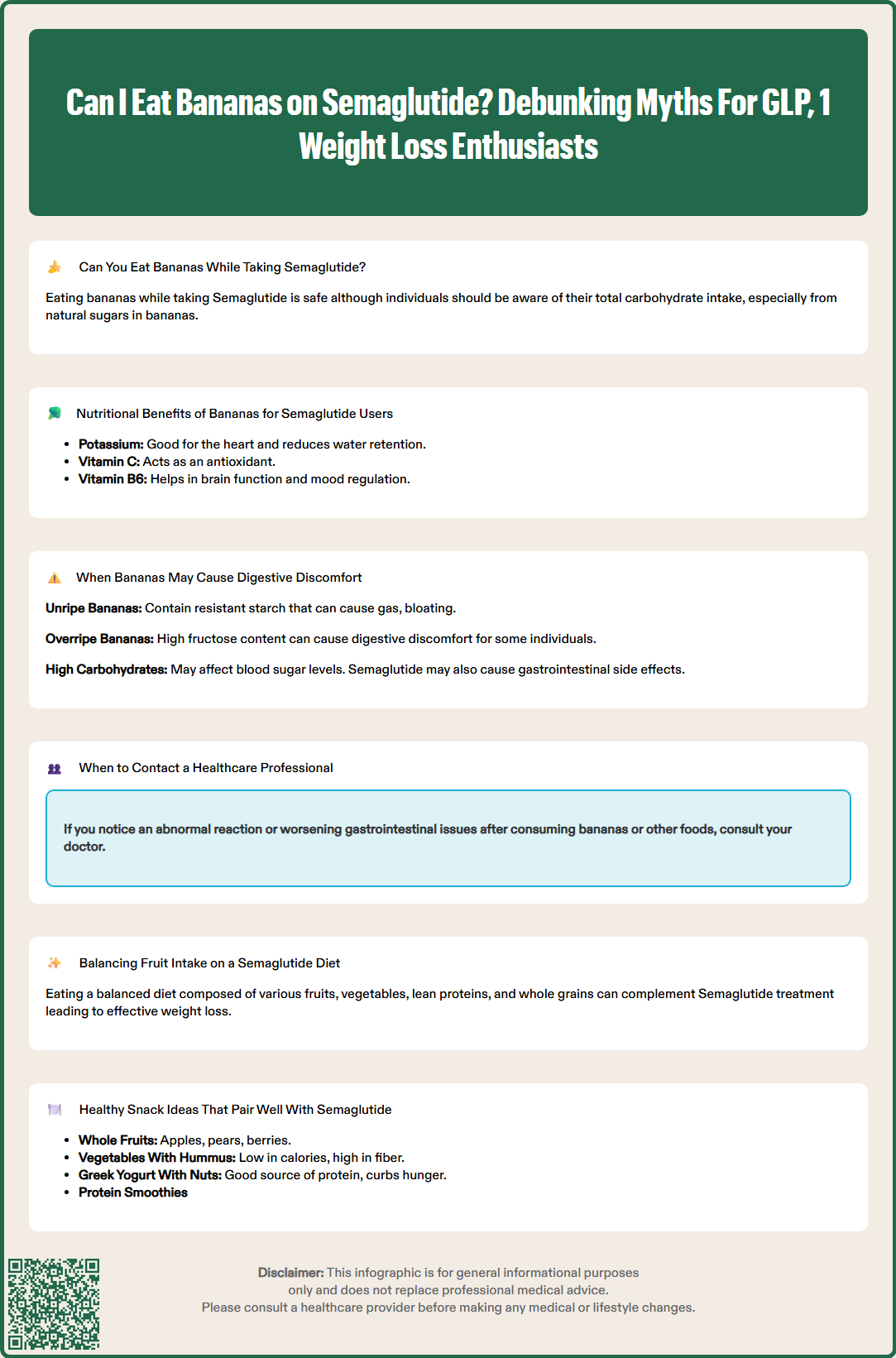 can i eat bananas on semaglutide