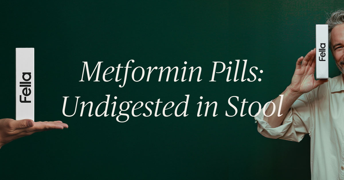 undigested pills in stool metformin