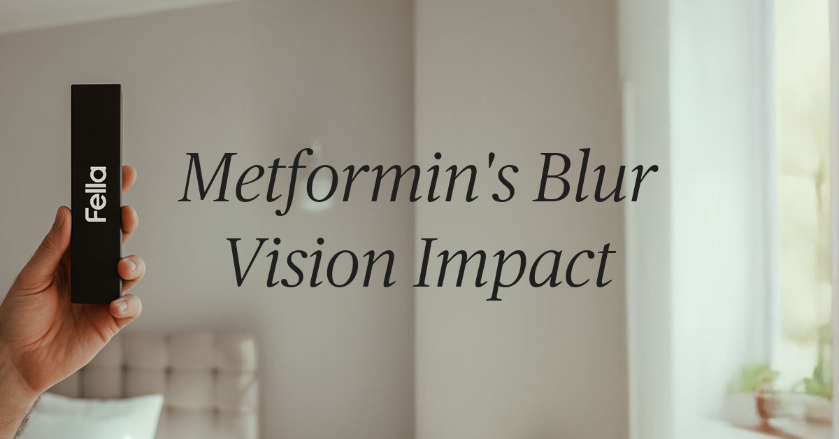 why does metformin cause blurry vision