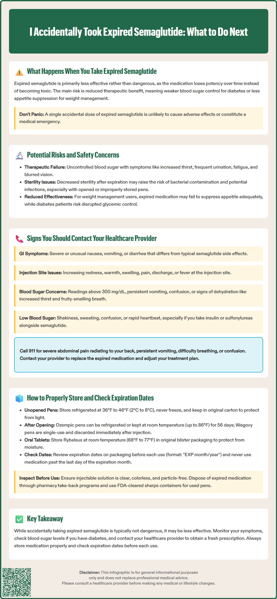 i accidentally took expired semaglutide