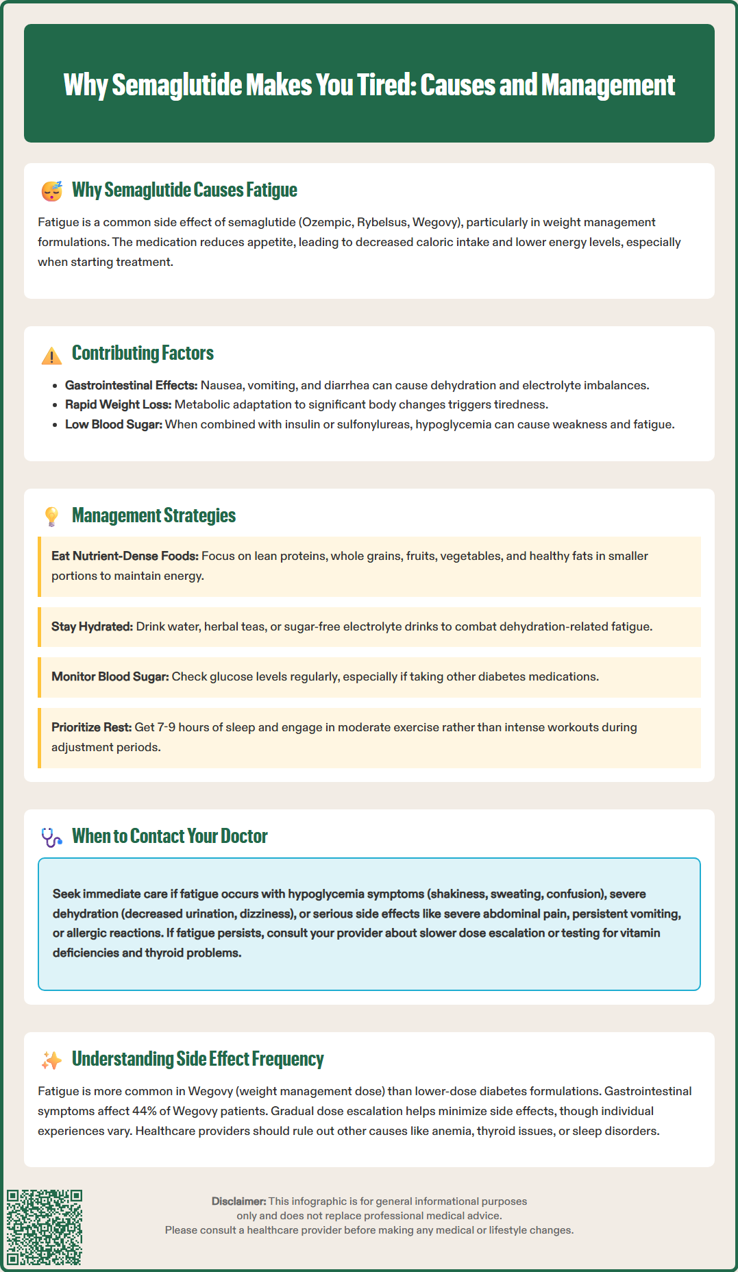 semaglutide makes me tired