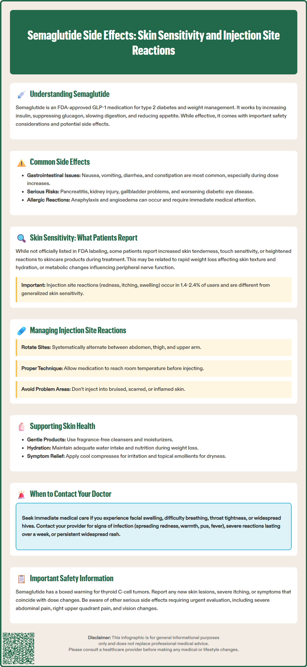 semaglutide side effects skin sensitivity