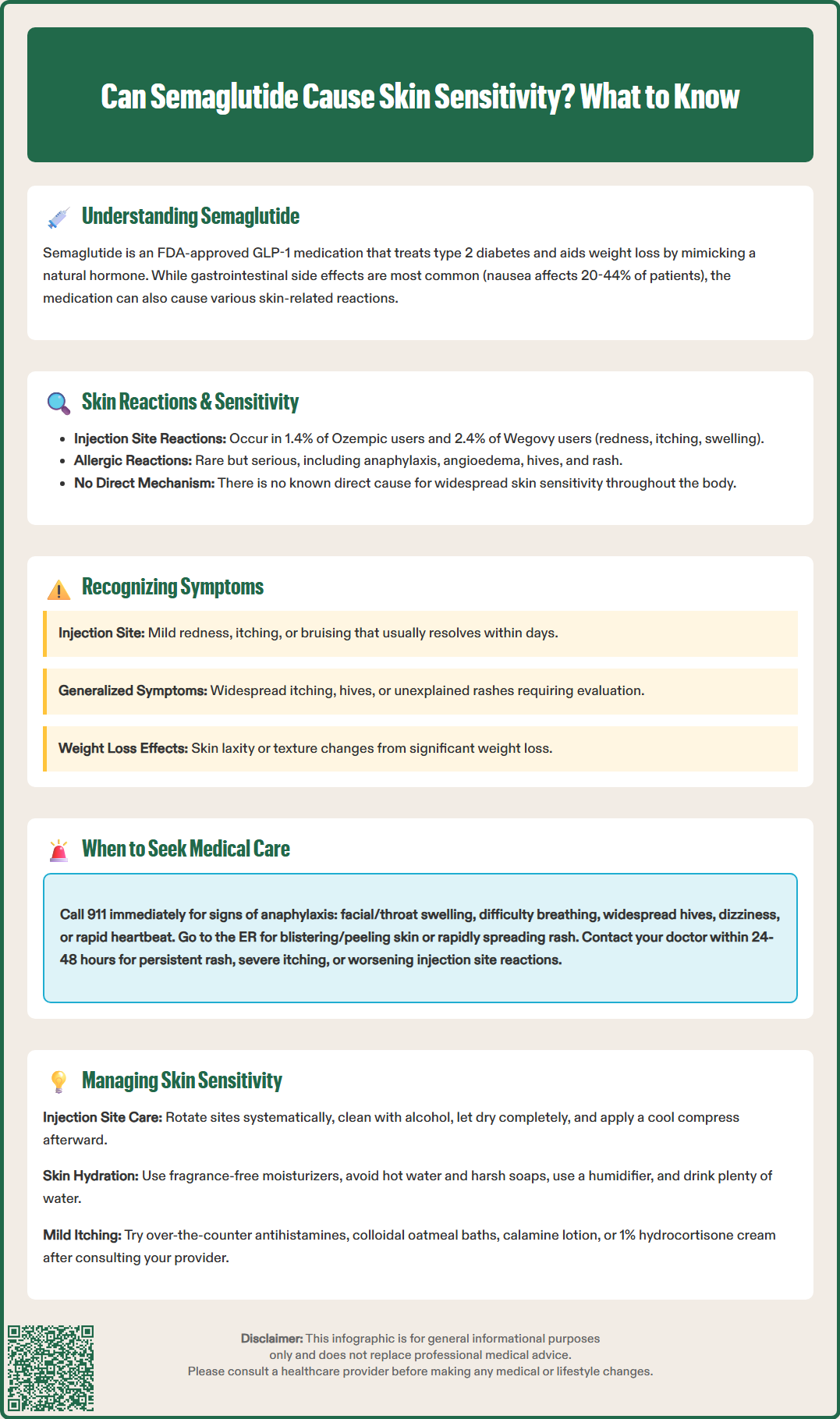 can semaglutide cause skin sensitivity