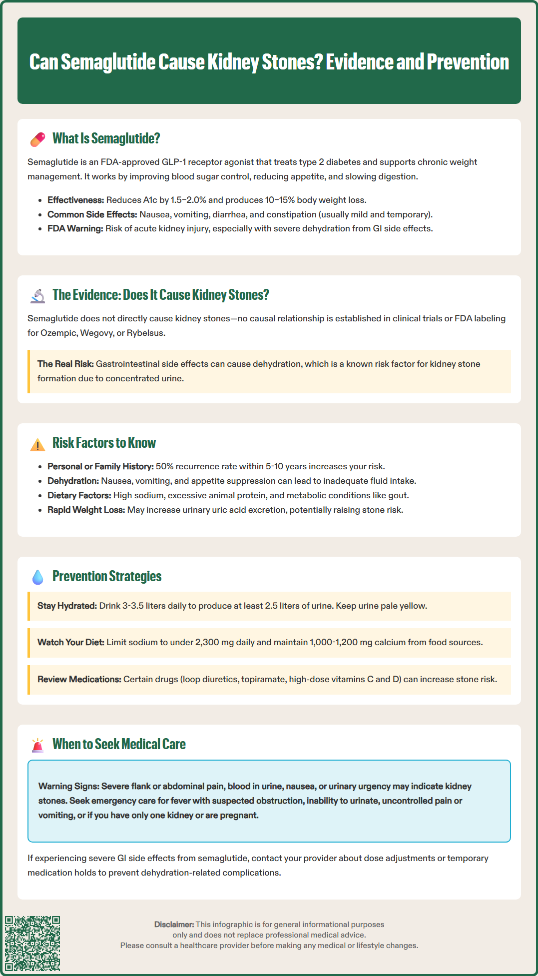 can semaglutide cause kidney stones