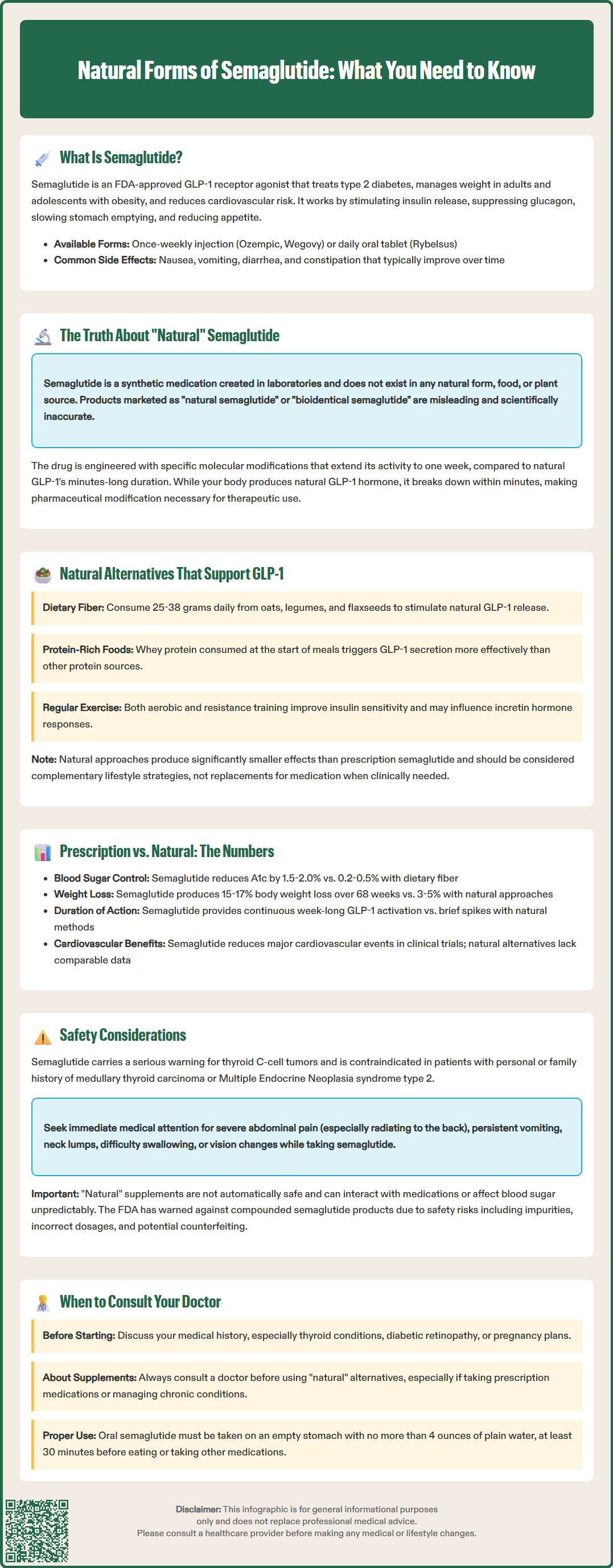 natural forms of semaglutide