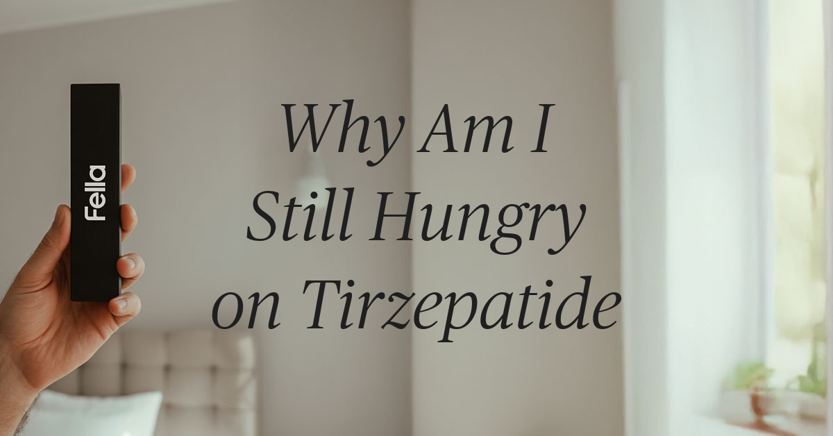 why am i still hungry on tirzepatide